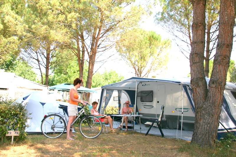 Pitch tent camping Roquebrune sur argens